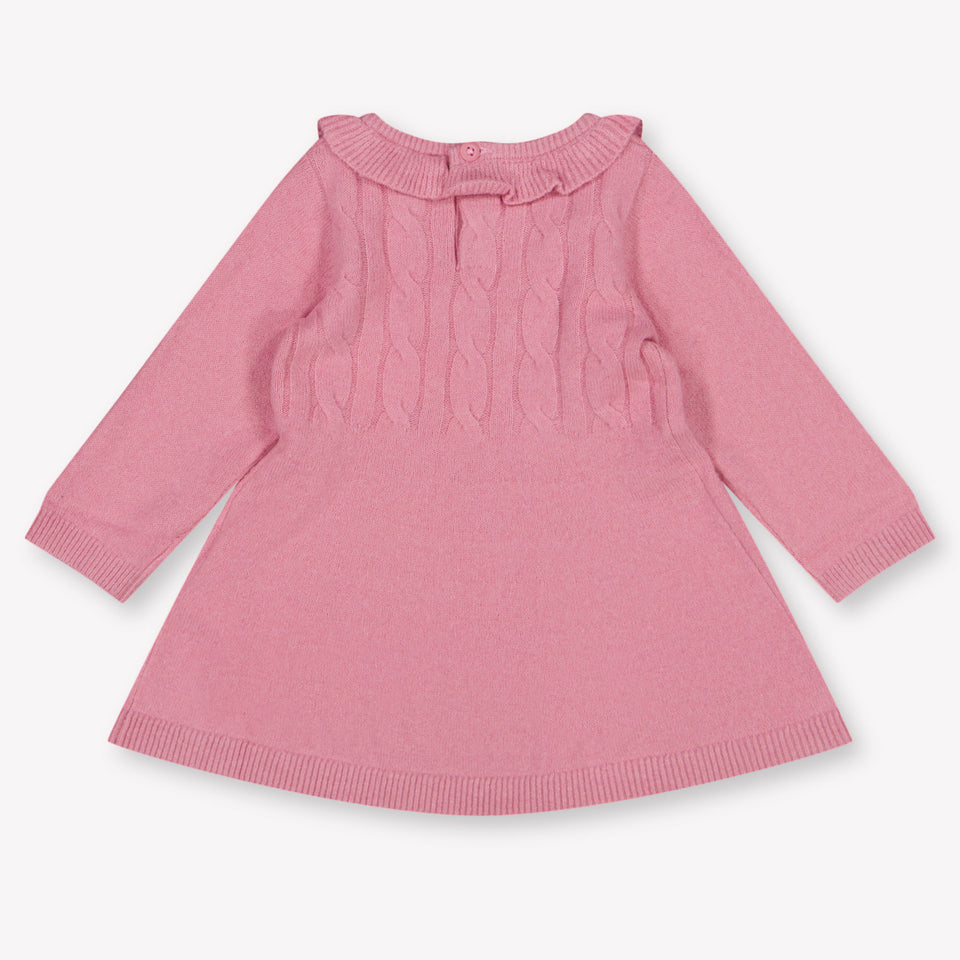 Tommy Hilfiger Baby Meisjes Jurk In Donker Roze
