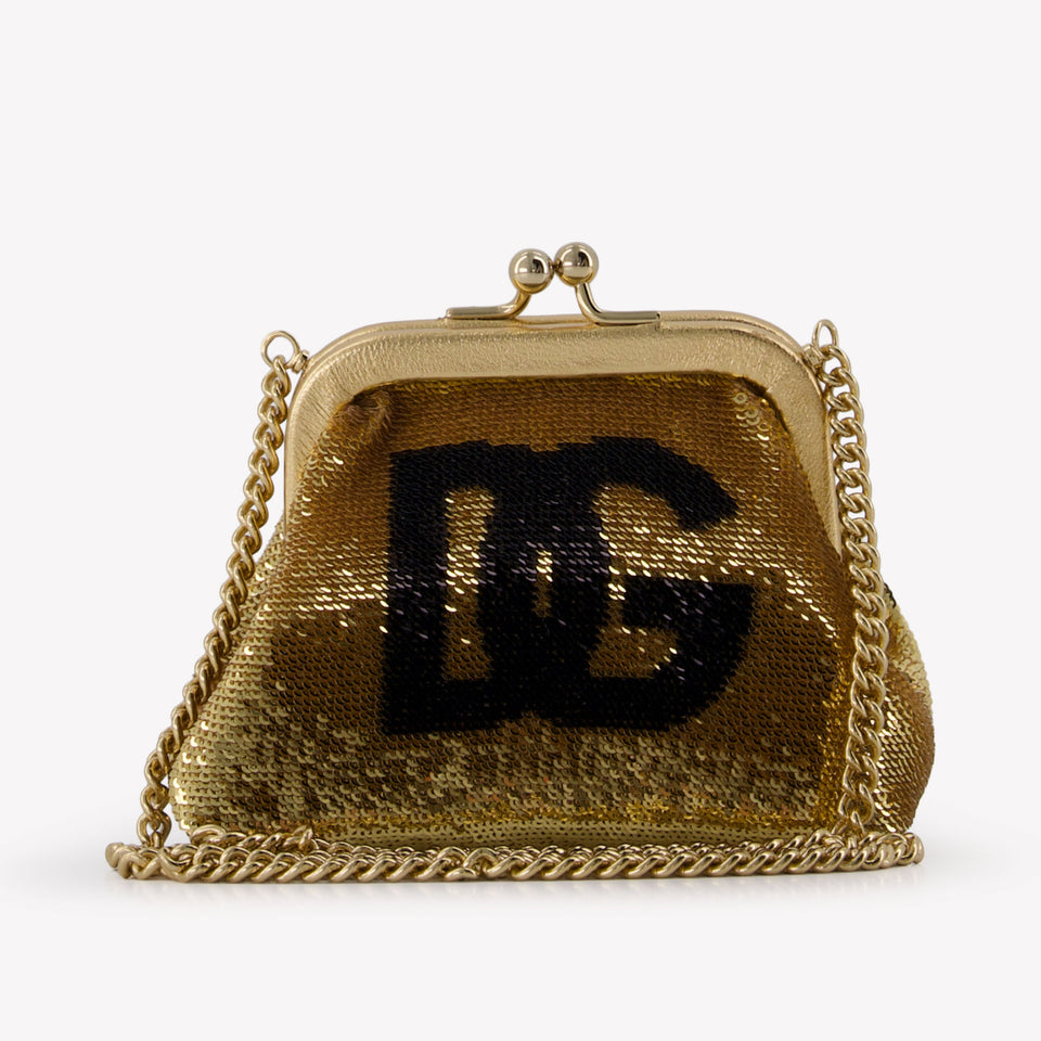 Dolce & Gabbana Kinder Meisjes Tas In Goud