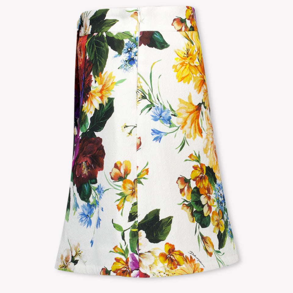 Dolce & Gabbana Kids Girls Skirt White