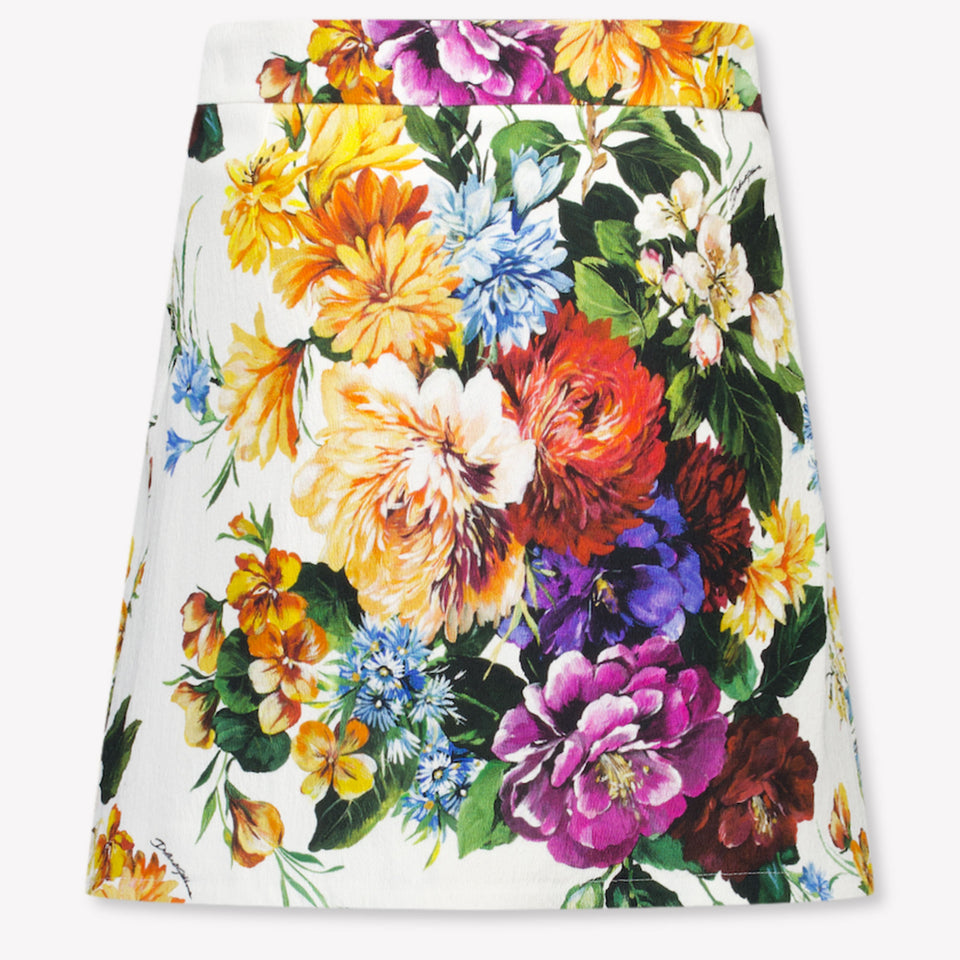 Dolce & Gabbana Kids Girls Skirt White