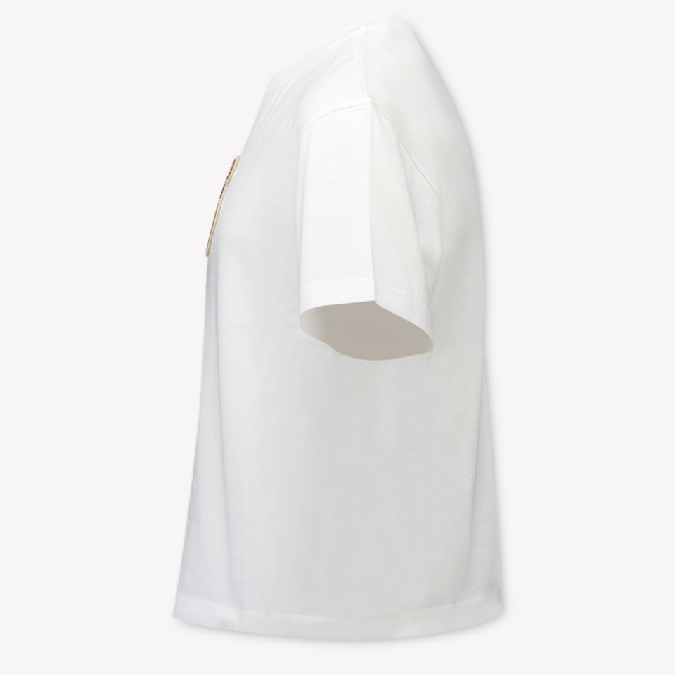 Dolce & Gabbana Kinder Meisjes T-Shirt In Wit