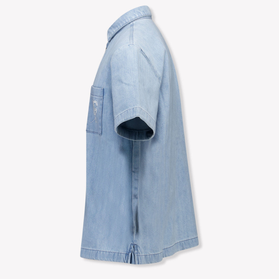 Dolce & Gabbana Kinder Jongens Blouse In Licht Blauw