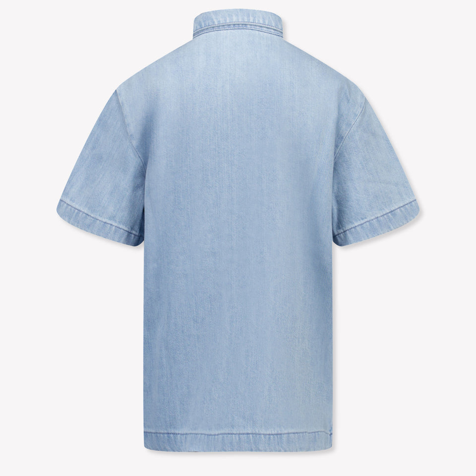 Dolce & Gabbana Kinder Jongens Blouse In Licht Blauw