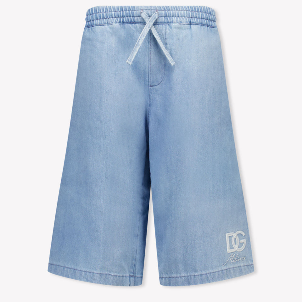 Dolce & Gabbana Kinder Jongens Shorts In Licht Blauw