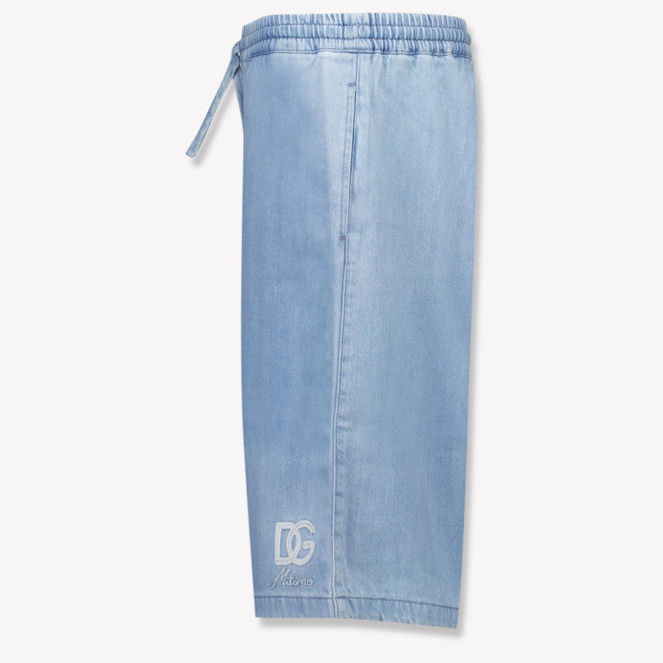 Dolce & Gabbana Kinder Jongens Shorts In Licht Blauw