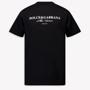 Dolce & Gabbana Kinder Jongens T-Shirt In Zwart