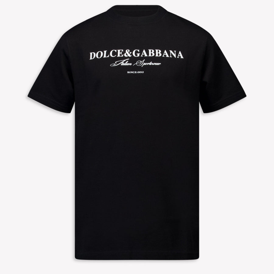 Dolce & Gabbana Kids Boys  T-Shirt Black