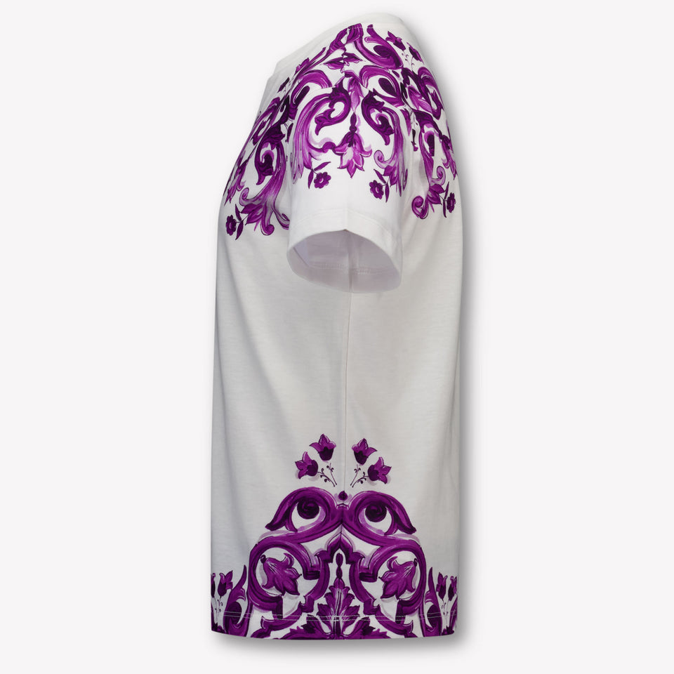 Dolce & Gabbana Kinder Meisjes T-Shirt In Wit