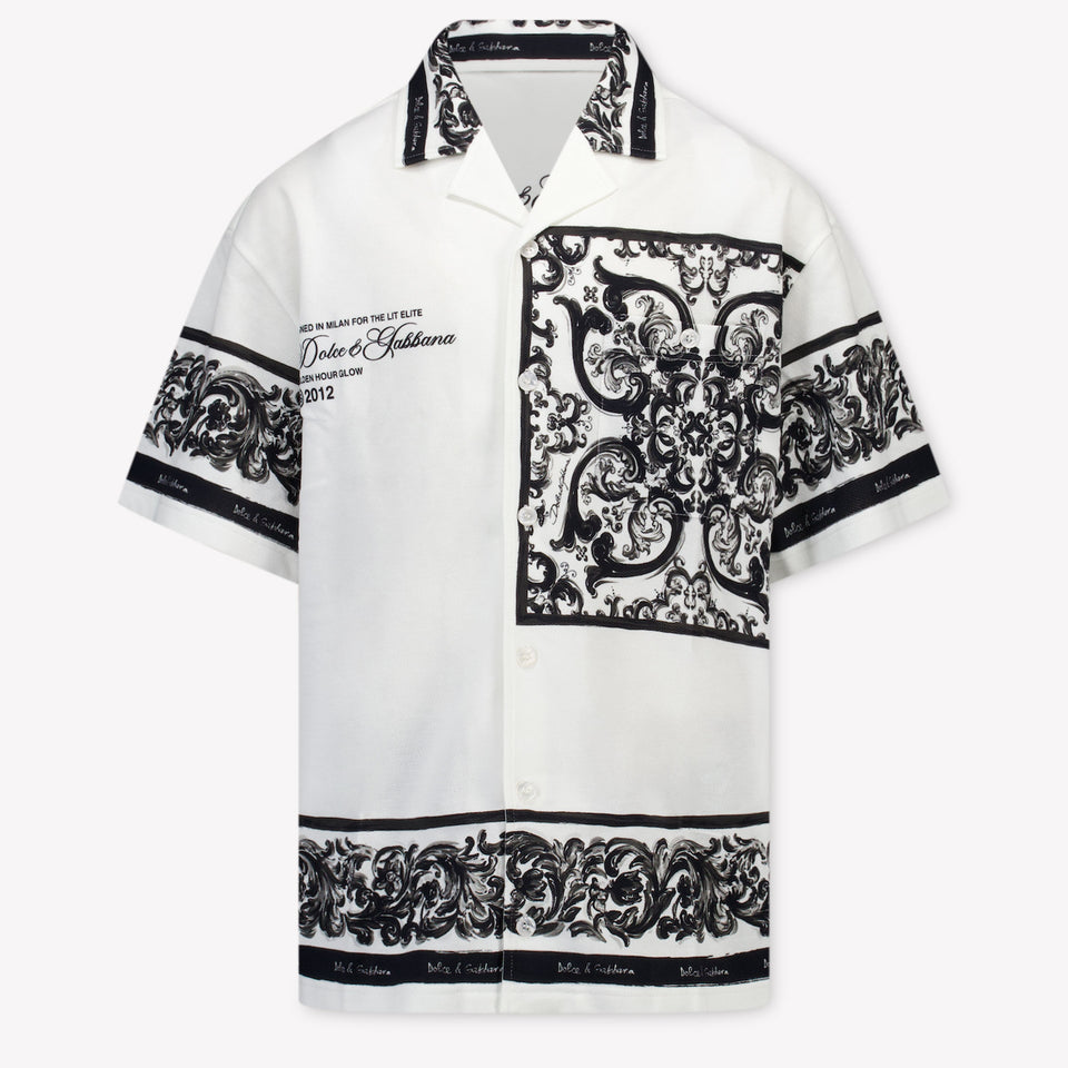 Dolce & Gabbana Kinder Jongens Blouse In Wit