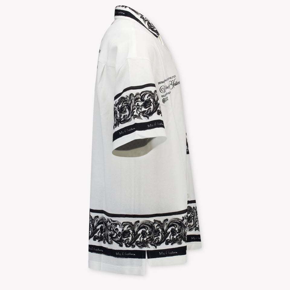 Dolce & Gabbana Kinder Jongens Blouse In Wit