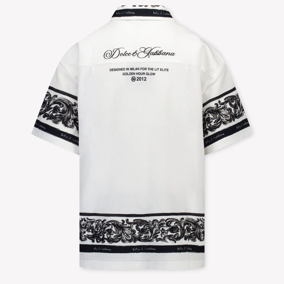 Dolce & Gabbana Kinder Jongens Blouse In Wit