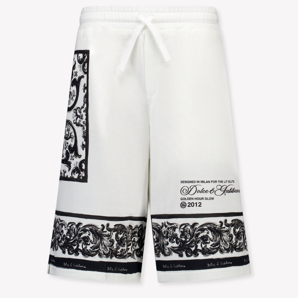 Dolce & Gabbana Kinder Jongens Shorts In Wit