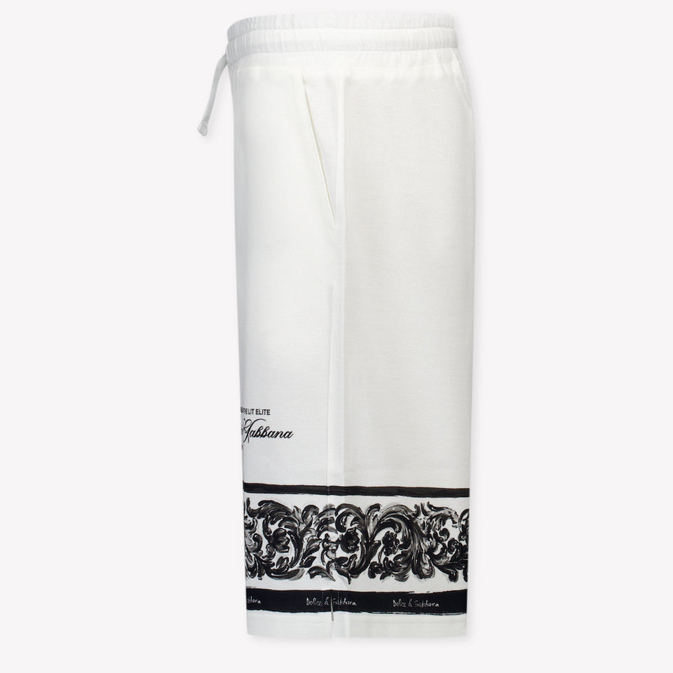 Dolce & Gabbana Kinder Jongens Shorts In Wit