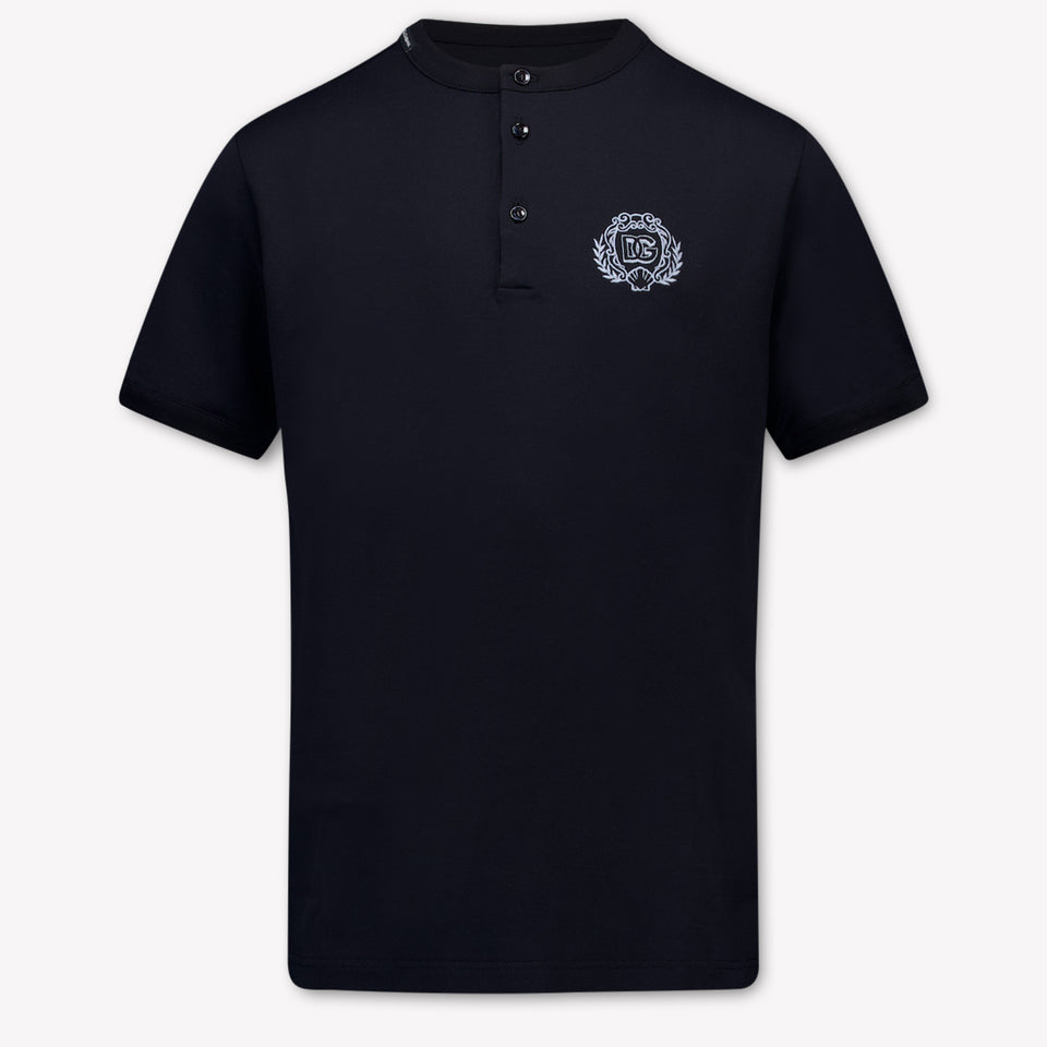 Dolce & Gabbana Kinder Jongens T-Shirt In Navy