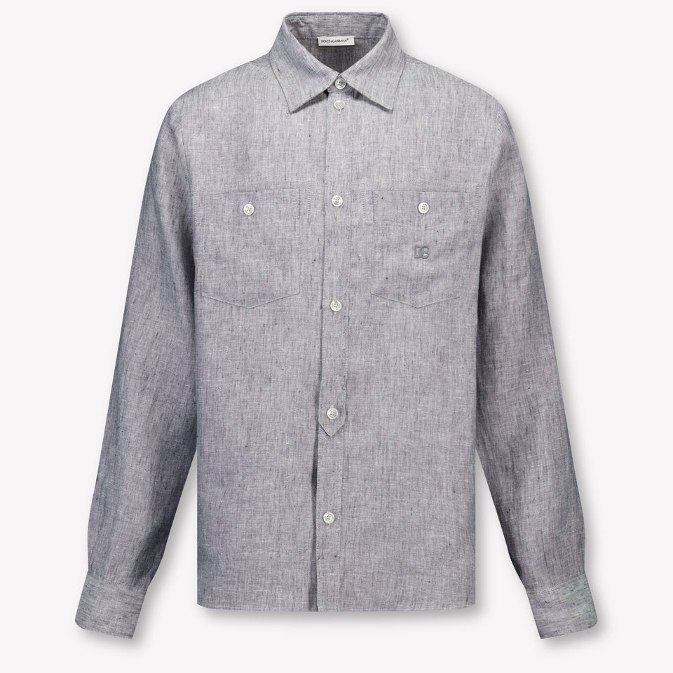 Dolce & Gabbana Kids Boys Blouse  Gray
