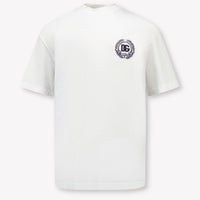 Dolce & Gabbana Kinder Jongens T-Shirt In Wit
