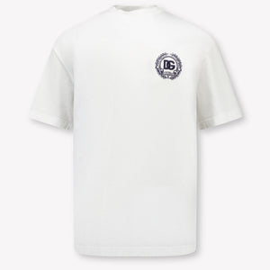 Dolce & Gabbana Kinder Jongens T-Shirt In Wit