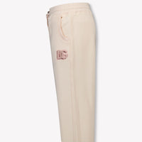 Dolce & Gabbana Kids Girls  Pants Light Pink