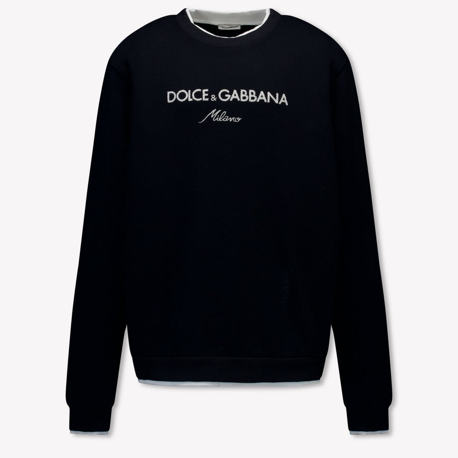 Dolce & Gabbana Kids Boys Sweater  Navy
