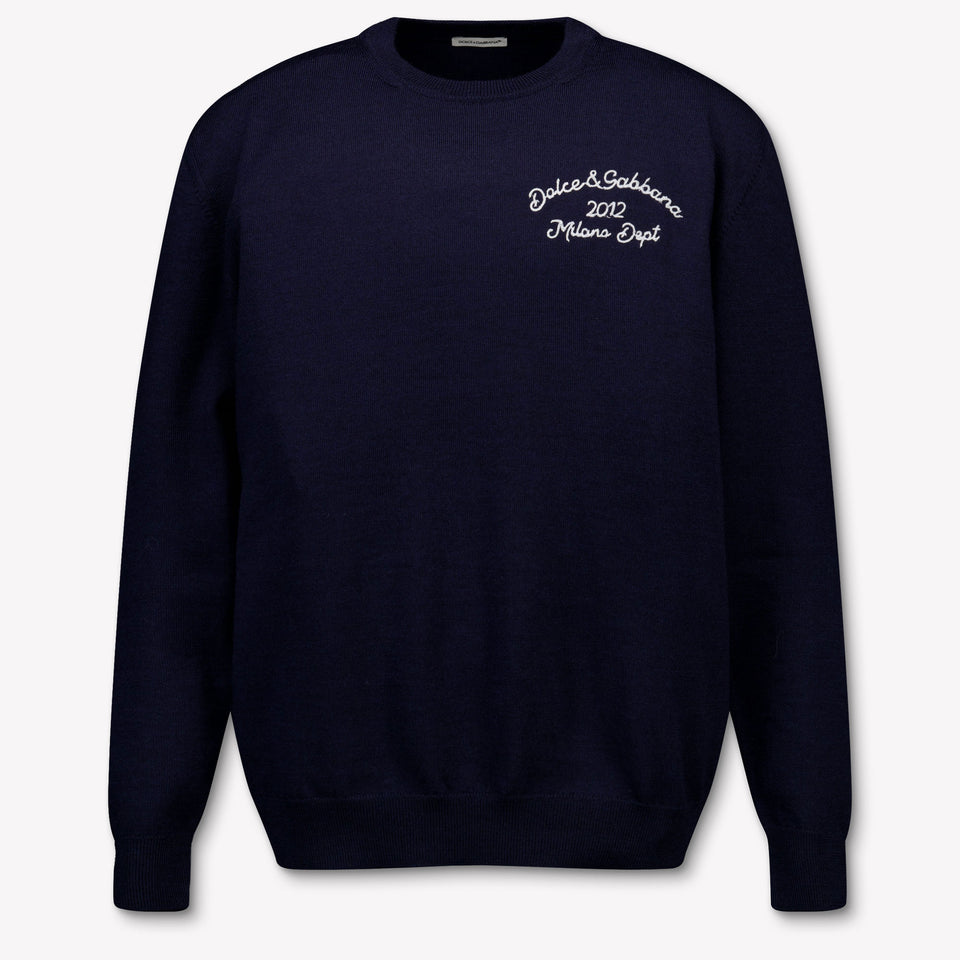 Dolce & Gabbana Kids Boys Sweater  Navy