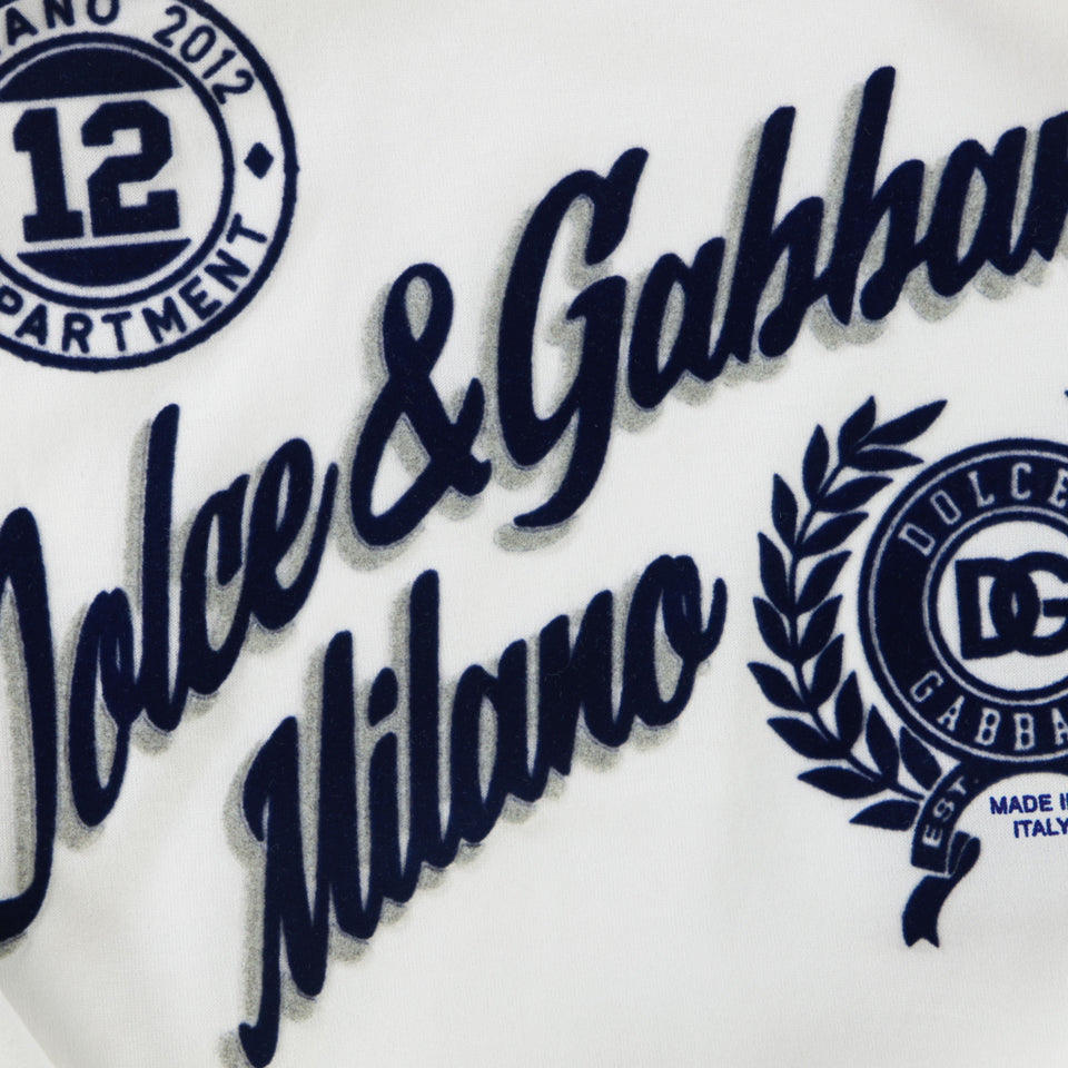 Dolce & Gabbana Kids Boys  T-Shirt White