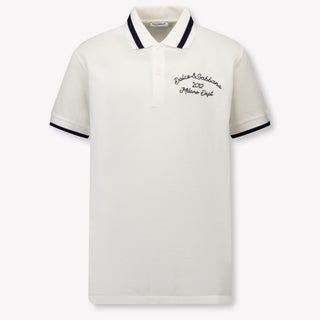 Dolce & Gabbana Kids Boys Polo  White