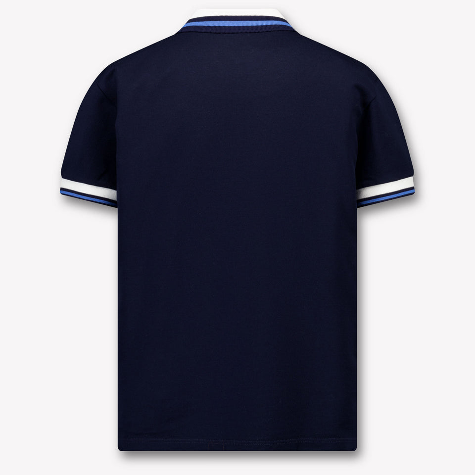 Dolce & Gabbana Kids Boys Polo  Navy