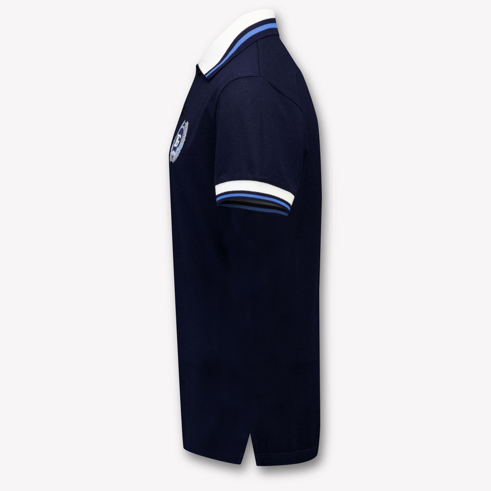 Dolce & Gabbana Kids Boys Polo  Navy