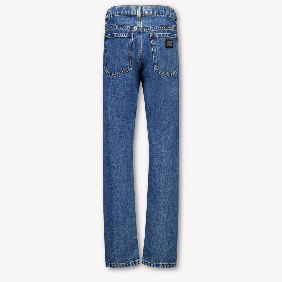 Dolce & Gabbana Kinder Jongens Jeans In Blauw