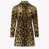 Dolce & Gabbana Kinder Meisjes Jurk In Bruin