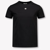 Dolce & Gabbana Kids Girls  T-Shirt Black