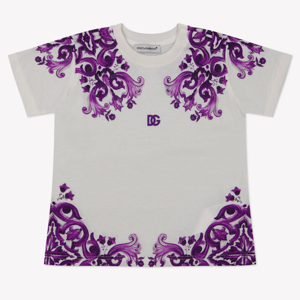 Dolce & Gabbana Baby Girls T-Shirt  White