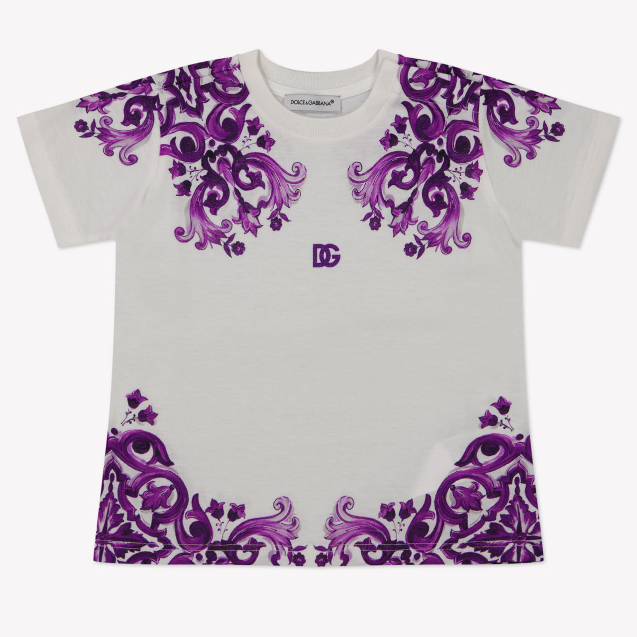 Dolce & Gabbana Baby Meisjes T-Shirt In Wit