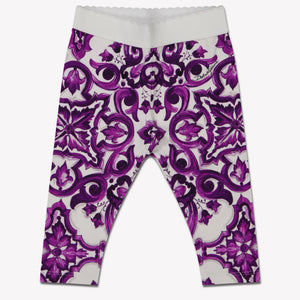 Dolce & Gabbana Baby Meisjes Legging In Wit