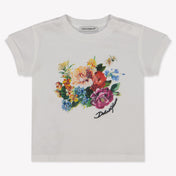 Dolce & Gabbana Baby Meisjes T-Shirt In Wit