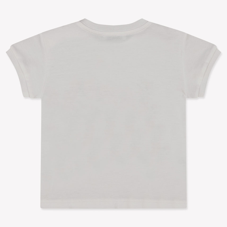 Dolce & Gabbana Baby Meisjes T-Shirt In Wit