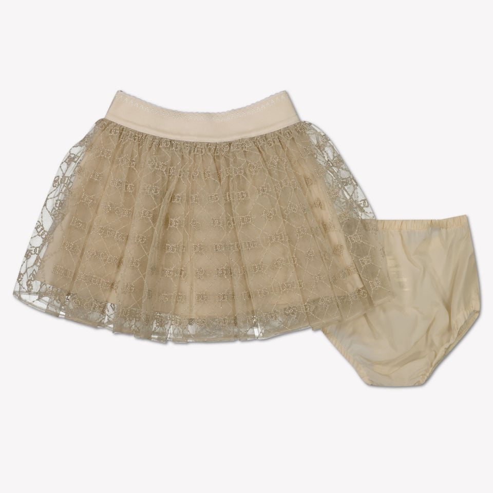 Dolce & Gabbana Baby Girls Skirt  Ecru