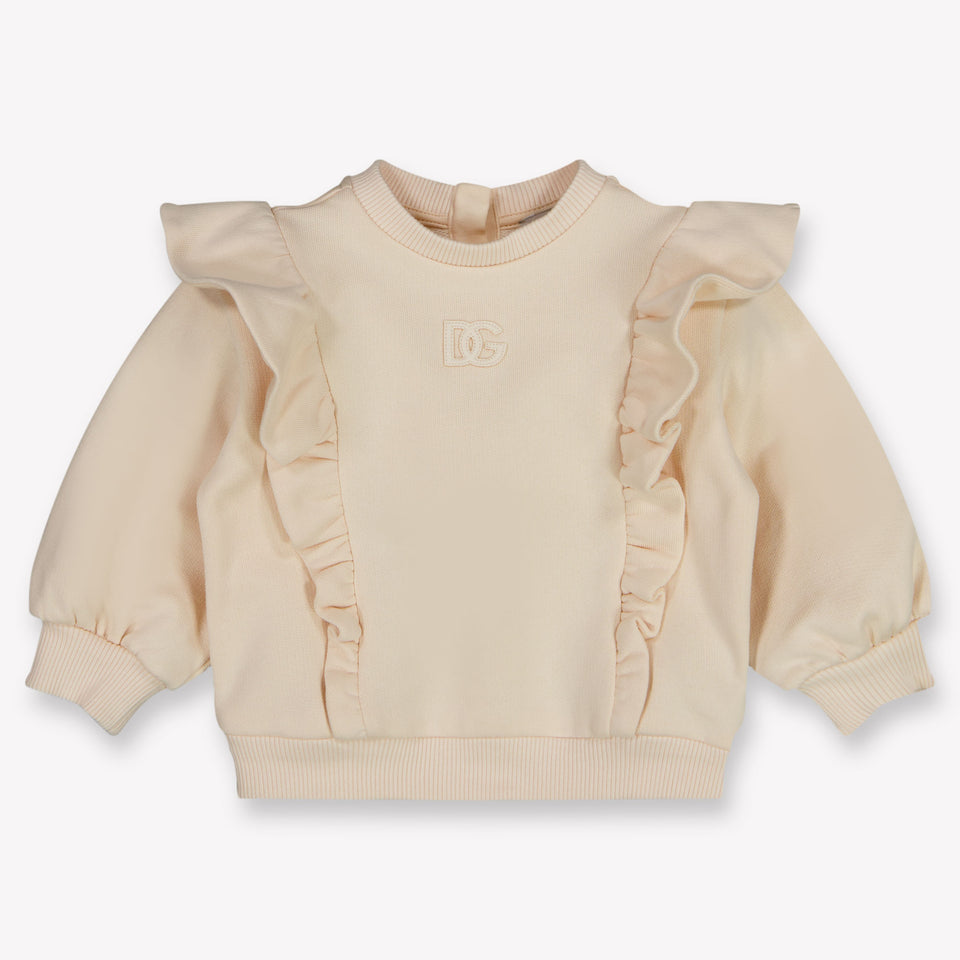 Dolce & Gabbana Baby Girls Sweater  Light Pink