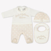Dolce & Gabbana Baby Unisex Playsuit  Offwhite