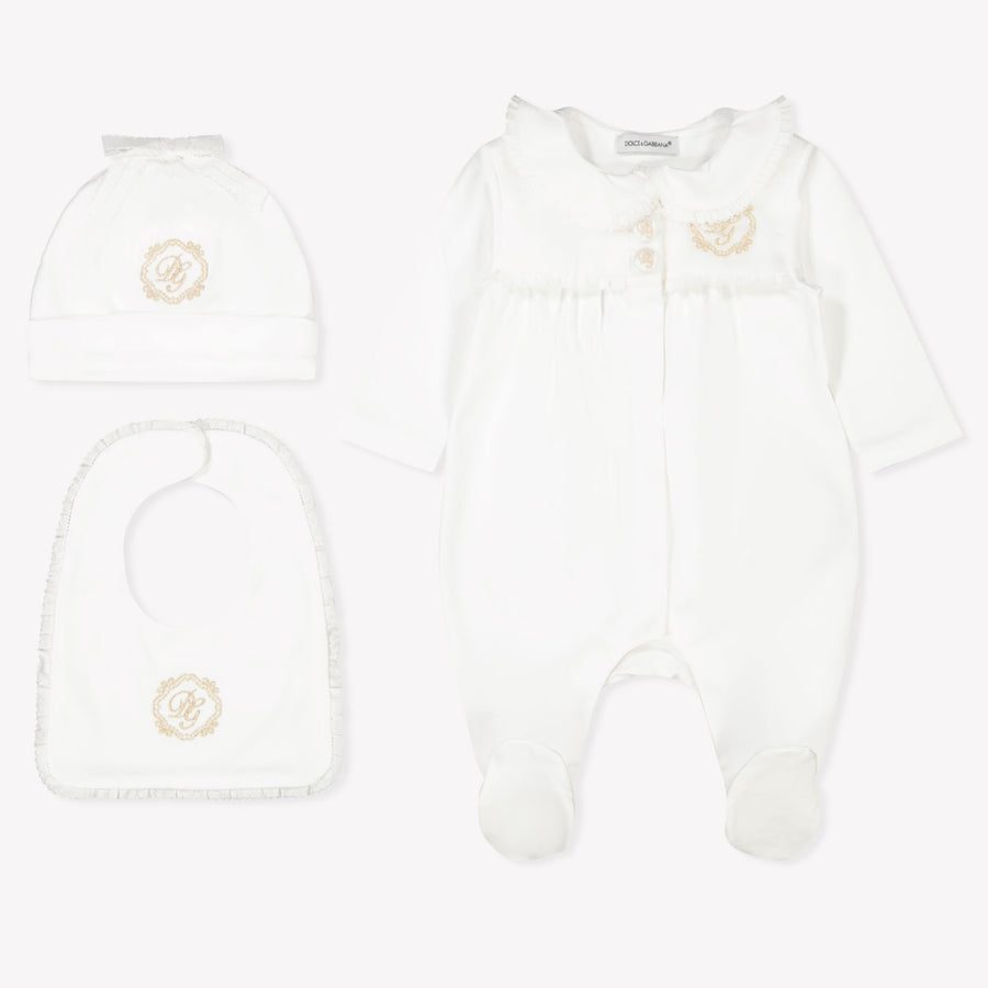 Dolce & Gabbana Baby Meisjes Boxpakje In Wit