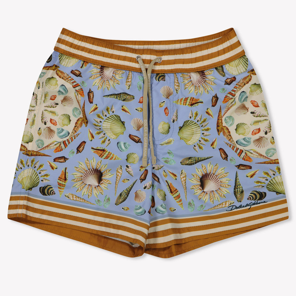 Dolce & Gabbana Baby Jongens Zwemkleding In Licht Blauw