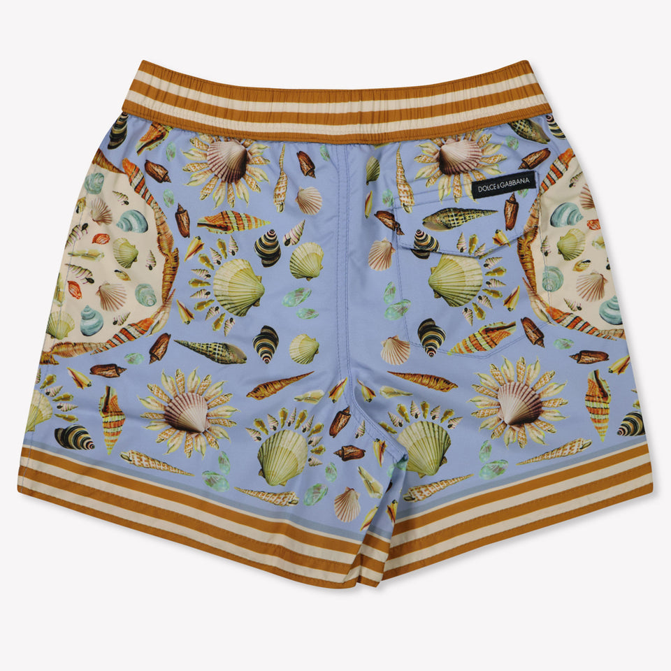 Dolce & Gabbana Baby Jongens Zwemkleding In Licht Blauw