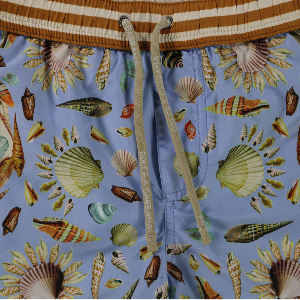 Dolce & Gabbana Baby Jongens Zwemkleding In Licht Blauw