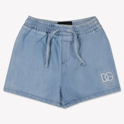 Dolce & Gabbana Baby Jongens Shorts In Licht Blauw