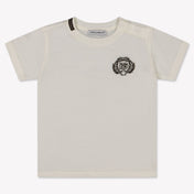 Dolce & Gabbana Baby Jongens T-Shirt In Wit