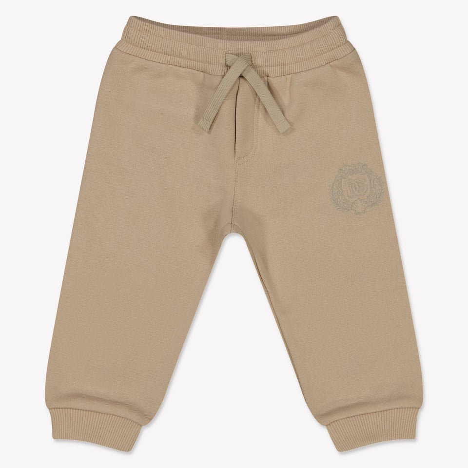 Dolce & Gabbana Baby Jongens Broek In Beige