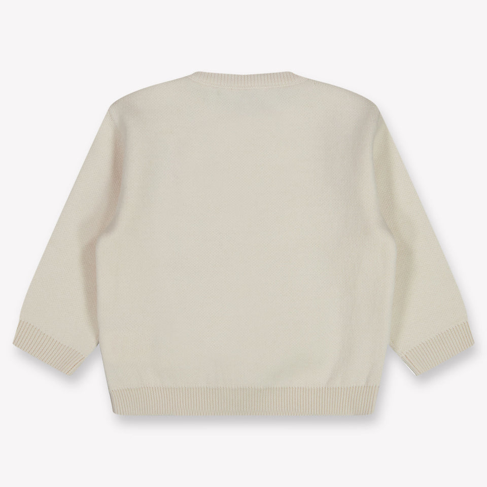 Dolce & Gabbana Baby Jongens Trui In Off White