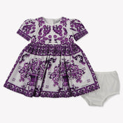Dolce & Gabbana Baby Meisjes Jurk In Wit