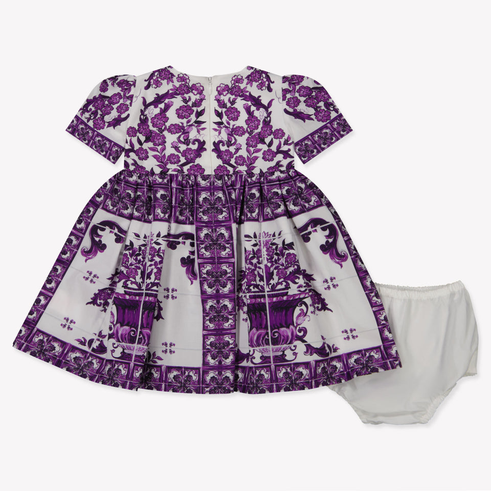 Dolce & Gabbana Baby Meisjes Jurk In Wit