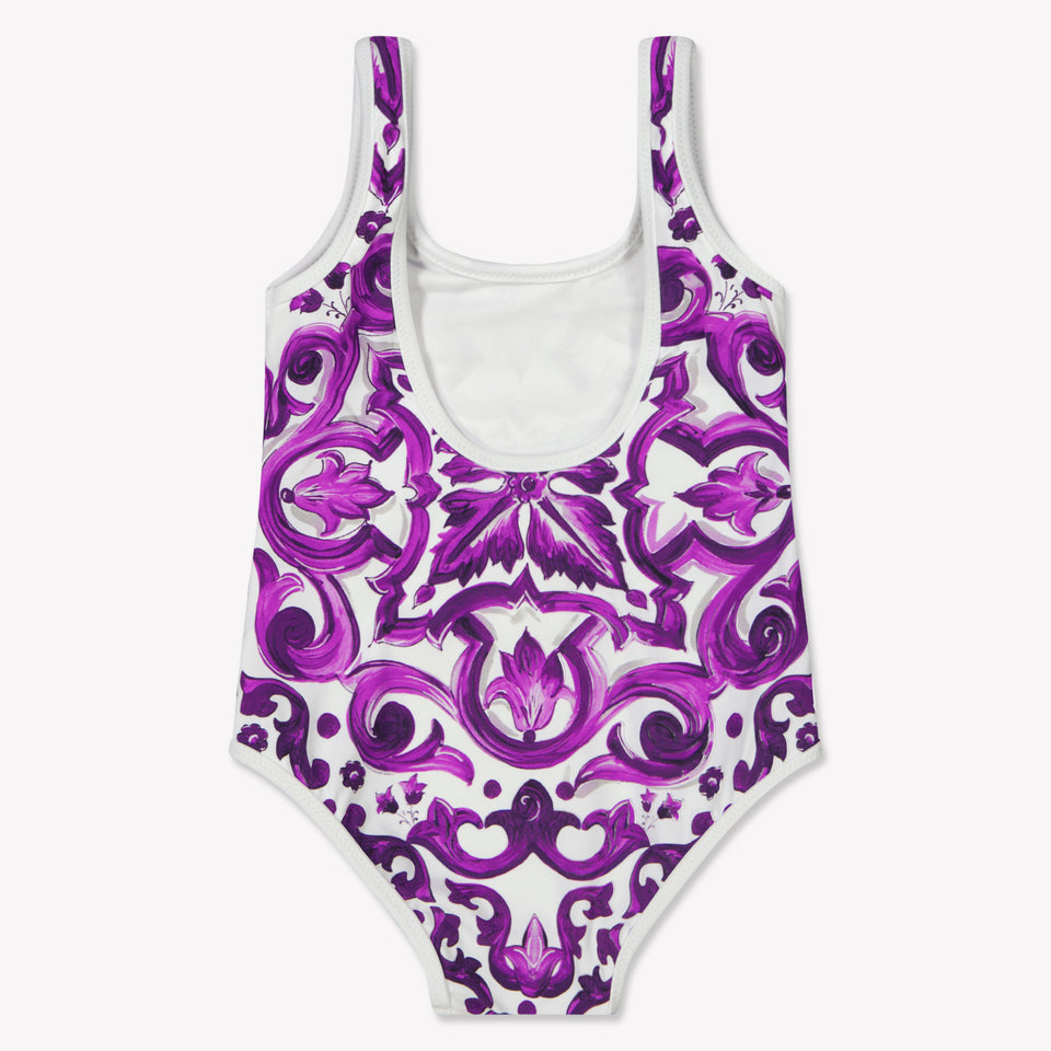 Dolce & Gabbana Baby Girls Swimwear  White